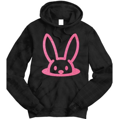 Peaking Easter Bunny Cute Tie Dye Hoodie