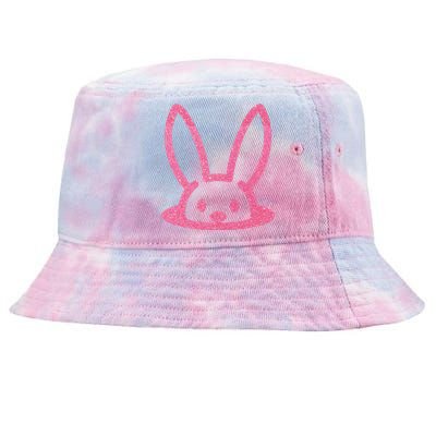 Peaking Easter Bunny Cute Tie-Dyed Bucket Hat