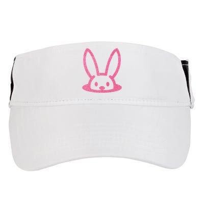 Peaking Easter Bunny Cute Adult Drive Performance Visor