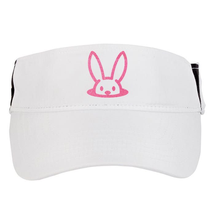 Peaking Easter Bunny Cute Adult Drive Performance Visor