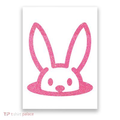Peaking Easter Bunny Cute Poster