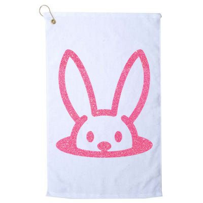 Peaking Easter Bunny Cute Golf Towel