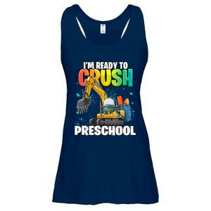 Preschool Excavator Construction Back To School Boy Ladies Essential Flowy Tank