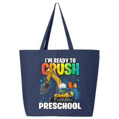 Preschool Excavator Construction Back To School Boy 25L Jumbo Tote