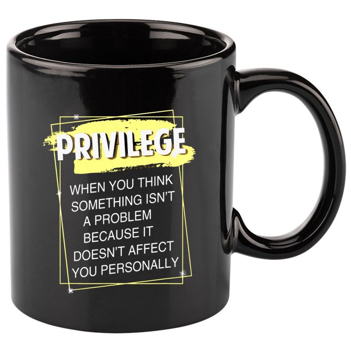 Privilege Explained Civil Rights & Black History Month 11oz C Handle Ceramic Mug