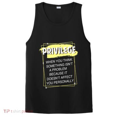 Privilege Explained Civil Rights & Black History Month PosiCharge Competitor Tank