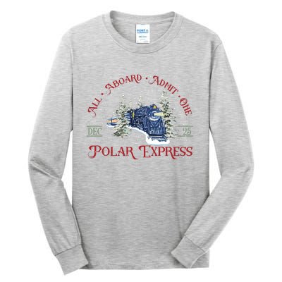 P.O.L.A.R E.X.P.R.E.S.S Christmas Gift For Family Tall Long Sleeve T-Shirt