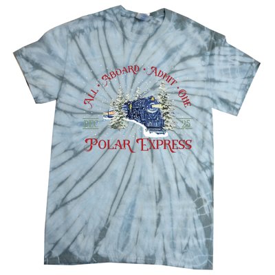 P.O.L.A.R E.X.P.R.E.S.S Christmas Gift For Family Tie-Dye T-Shirt