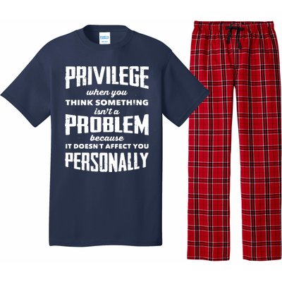 Privilege Explained Civil Rights & Black History Month Pajama Set