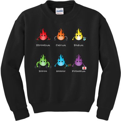 Periodic Elements Chemistry Lover Science Teacher Kids Sweatshirt