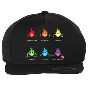 Periodic Elements Chemistry Lover Science Teacher Wool Snapback Cap