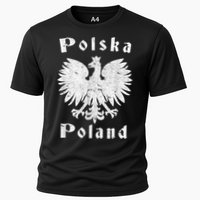 Polish Eagle Coat Of Arms Of Poland Polska Cooling Performance Crew T-Shirt