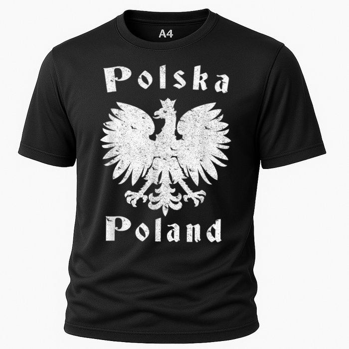Polish Eagle Coat Of Arms Of Poland Polska Cooling Performance Crew T-Shirt