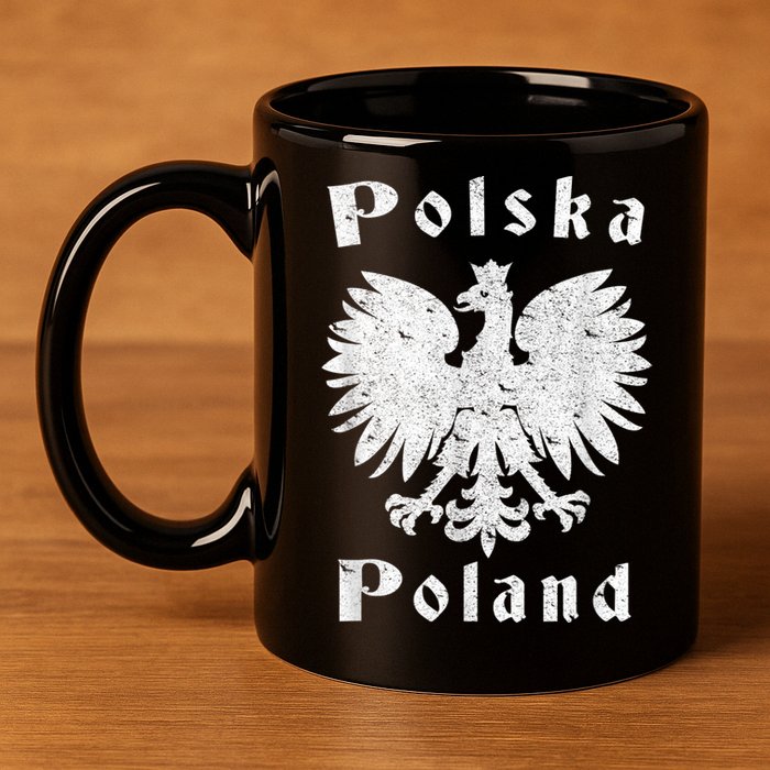 Polish Eagle Coat Of Arms Of Poland Polska 11oz C Handle Ceramic Mug