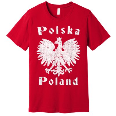 Polish Eagle Coat Of Arms Of Poland Polska Premium T-Shirt