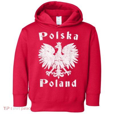 Polish Eagle Coat Of Arms Of Poland Polska Toddler Hoodie