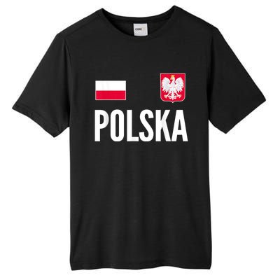 Poland Soccer Jersey Polish Polska  Tall Fusion ChromaSoft Performance T-Shirt