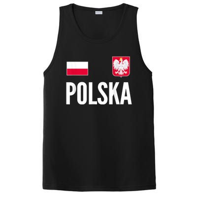 Poland Soccer Jersey Polish Polska  PosiCharge Competitor Tank