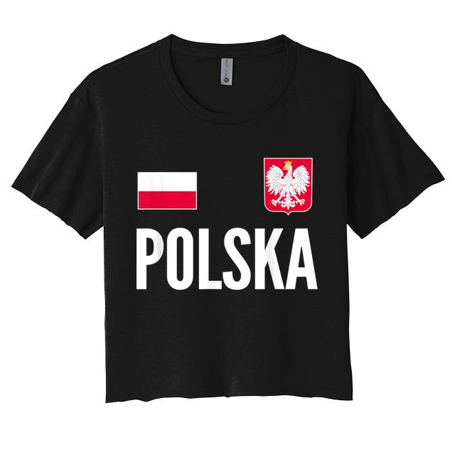Poland Soccer Jersey Polish Polska  Crop Top