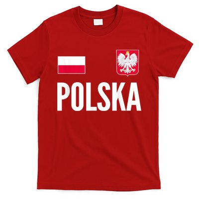 Poland Soccer Jersey Polish Polska  T-Shirt