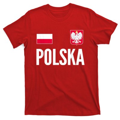 Poland Soccer Jersey Polish Polska  T-Shirt