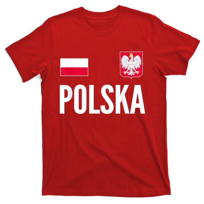 Poland Soccer Jersey Polish Polska  T-Shirt