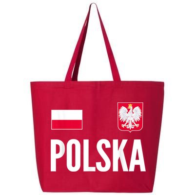 Poland Soccer Jersey Polish Polska  25L Jumbo Tote