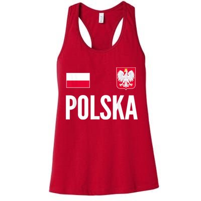 Poland Soccer Jersey Polish Polska  Womens Tank Top