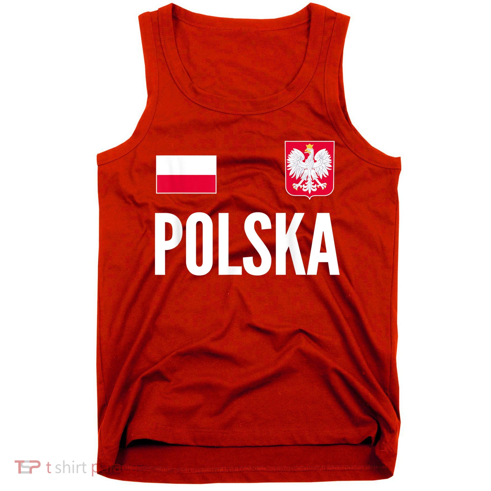 Poland Soccer Jersey Polish Polska  Tank Top