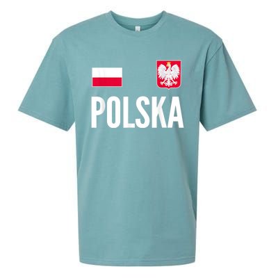 Poland Soccer Jersey Polish Polska  Sueded Cloud Jersey T-Shirt