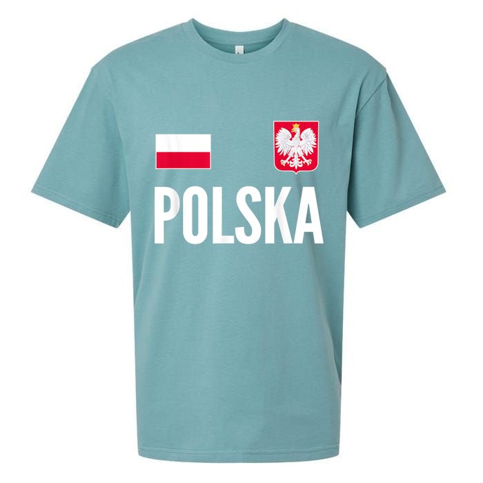 Poland Soccer Jersey Polish Polska  Sueded Cloud Jersey T-Shirt