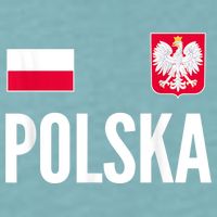 Poland Soccer Jersey Polish Polska  Sueded Cloud Jersey T-Shirt