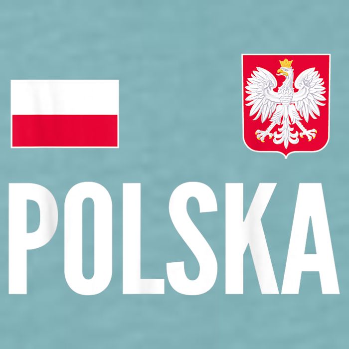 Poland Soccer Jersey Polish Polska  Sueded Cloud Jersey T-Shirt