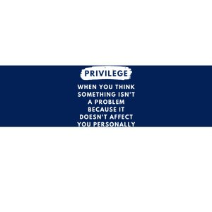 Privilege Explained Civil Rights & Black History Month Bumper Sticker