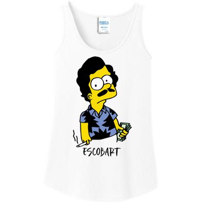 Pablo Escobar Cartoon Parody Design. Ladies Essential Tank