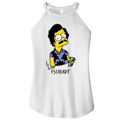 Pablo Escobar Cartoon Parody Design. Women's Perfect Tri Rocker Tank