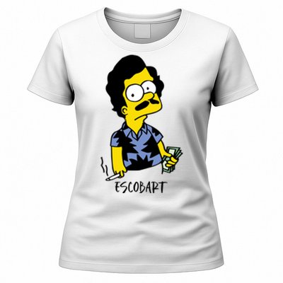 Pablo Escobar Cartoon Parody Design. Women's T-Shirt