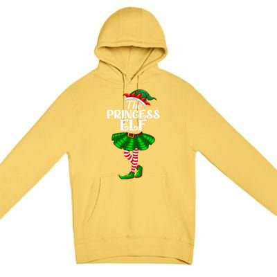 Princess Elf Christmas Costume Matching Family Elf Squad Gift Premium Pullover Hoodie