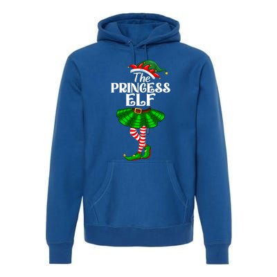 Princess Elf Christmas Costume Matching Family Elf Squad Gift Premium Hoodie