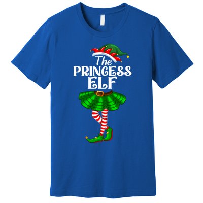 Princess Elf Christmas Costume Matching Family Elf Squad Gift Premium T-Shirt