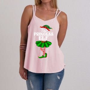 Princess Elf Christmas Costume Matching Family Elf Squad Gift Women's Strappy Tank