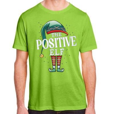 Positive Elf Christmas Group Xmas Pajama Party Gift Adult ChromaSoft Performance T-Shirt