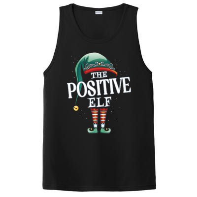 Positive Elf Christmas Group Xmas Pajama Party Gift PosiCharge Competitor Tank