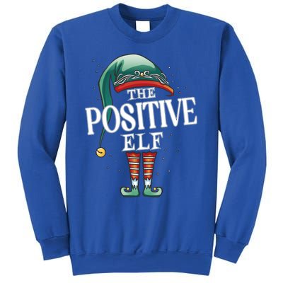 Positive Elf Christmas Group Xmas Pajama Party Gift Sweatshirt