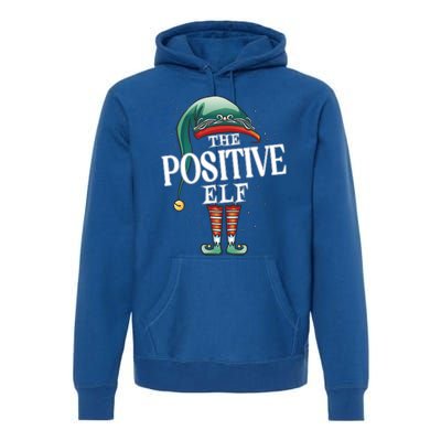 Positive Elf Christmas Group Xmas Pajama Party Gift Premium Hoodie