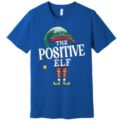 Positive Elf Christmas Group Xmas Pajama Party Gift Premium T-Shirt