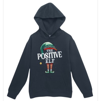 Positive Elf Christmas Group Xmas Pajama Party Gift Urban Pullover Hoodie