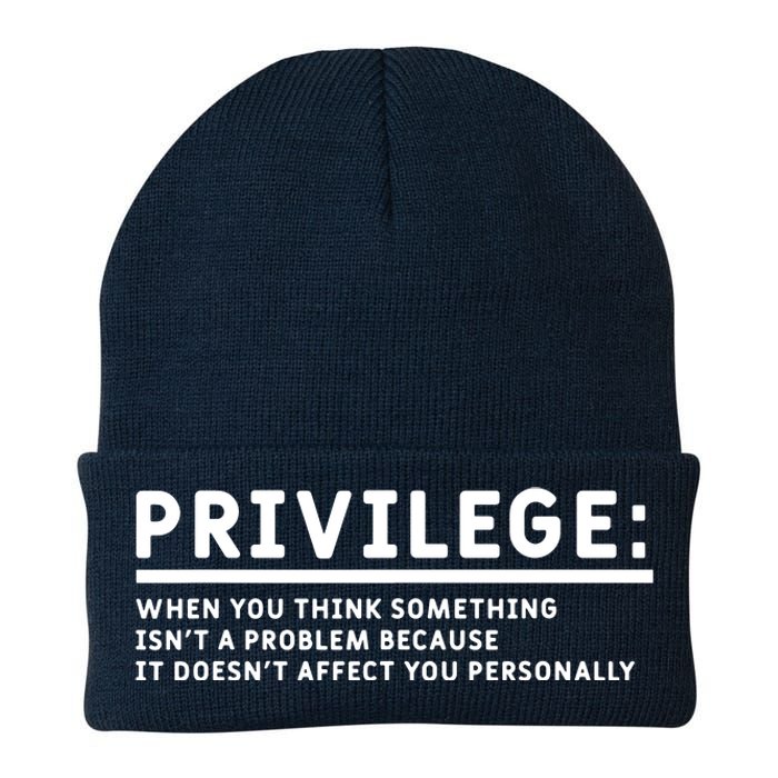 Privilege Explained Civil Rights & Black History Month Knit Cap Winter Beanie