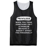 Privilege Explained Civil Rights Black History Month Mesh Reversible Basketball Jersey Tank