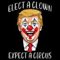 Protest Elect Clown Expect Circus Funny Resist Women Tall T-Shirt